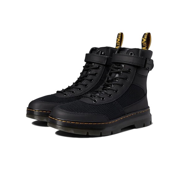 Dr. Martens Combs Tech Boot Unisex Boots Women's 9 Black NIB $149 - Picture 3 of 16